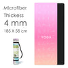 NEW！2022 version 4MM Yoga Mat, Asana Chart, High Quality Natural Rubber, Eco-Friendly